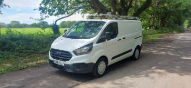 2018 18 FORD TRANSIT CUSTOM 320 BASE PANEL VAN - EX BT - 58K MILES - TWIN SIDE DOORS - 1 KEY