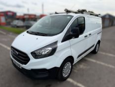2019 19 FORD TRANSIT CUSTOM 320 BASE PANEL VAN - EX BT - 128K MILES - ROOF RACK - EURO 6