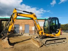 JCB 8085 ZTS EXCAVATOR *C/W BUCKET* *YEAR 2012*