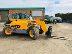 DIECI 190 TELEHANDLER*C/W PALLET TINES*VIDEO*