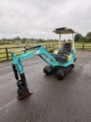 YANMAR B12 RUBBER TRACKED MINI EXCAVATOR*C/W 4 BUCKETS* *NO VAT*