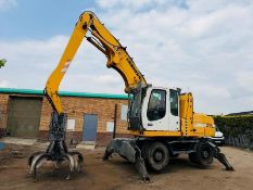 LIEBHERR 316 HRC SCRAP HANDLER *C/W ROTATING SCRAP GRAB*