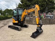 NEW/UNUSED 2025 SANY SY26C MINI EXCAVATOR - ONLY 3 HOURS ON THE CLOCK!