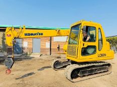 KOMATSU LC605 TRACKED CRANE*C/W RUBBER TRACKS*