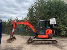 2014 KUBOTA U55-4 MIDI EXCAVATOR MINI EXCAVATOR TRACKED DIGGER - 5181 HOURS