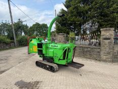 2014 GREENMECH ARBTRACK 150 6” DIESEL TRACKED WOOD CHIPPER - 952 HOURS