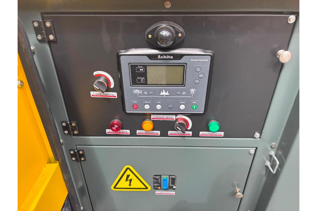 2026 ASHITA AG3-70E 70KVA SUPER SILENT GENERATOR - BRAND NEW - Image 6 of 8