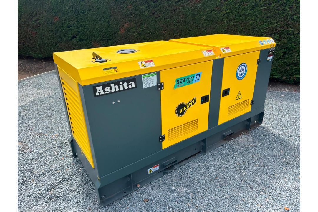 2026 ASHITA AG3-70E 70KVA SUPER SILENT GENERATOR - BRAND NEW - Image 3 of 8