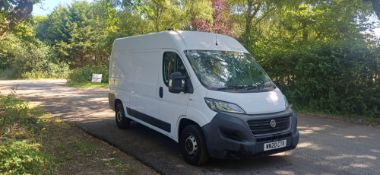 2020 20 FIAT DUCATO WORKSHOP PANEL VAN - EX BT - 75K MILES - AIR CON - INTERNAL RACKING