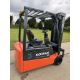 DOOSAN 2 TONNE ELECTRIC FORKLIFT - TRUCK 3 WHEELS - VERY COMPACT CONTAINER SPEC - Image 3 of 7
