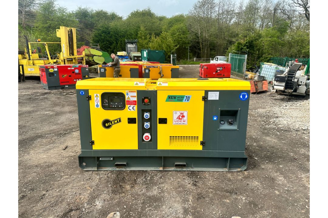 NEW/UNUSED 2025 ASHITA 70KVA DIESEL SOUND PROOF GENERATOR - Image 1 of 12