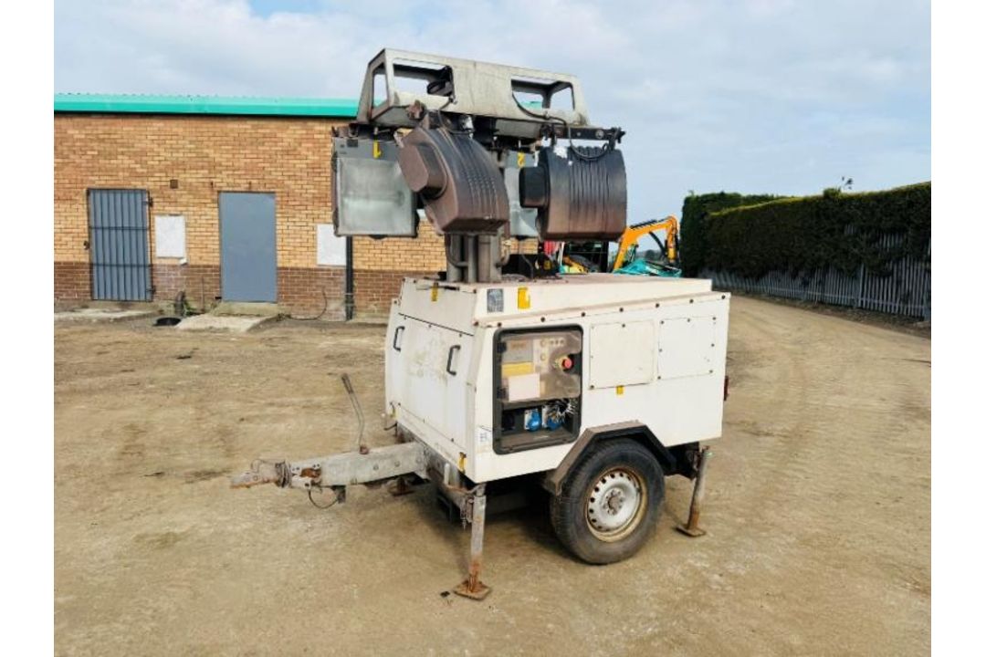 BRUNO GENERATORS SITE LIGHT 908P *8 KVA GENERATOR* - Image 1 of 9