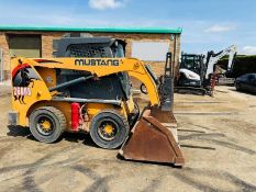MUSTANG 2600R SKIDSTEER *C/W BUCKET & TINES* *YEAR 2014*