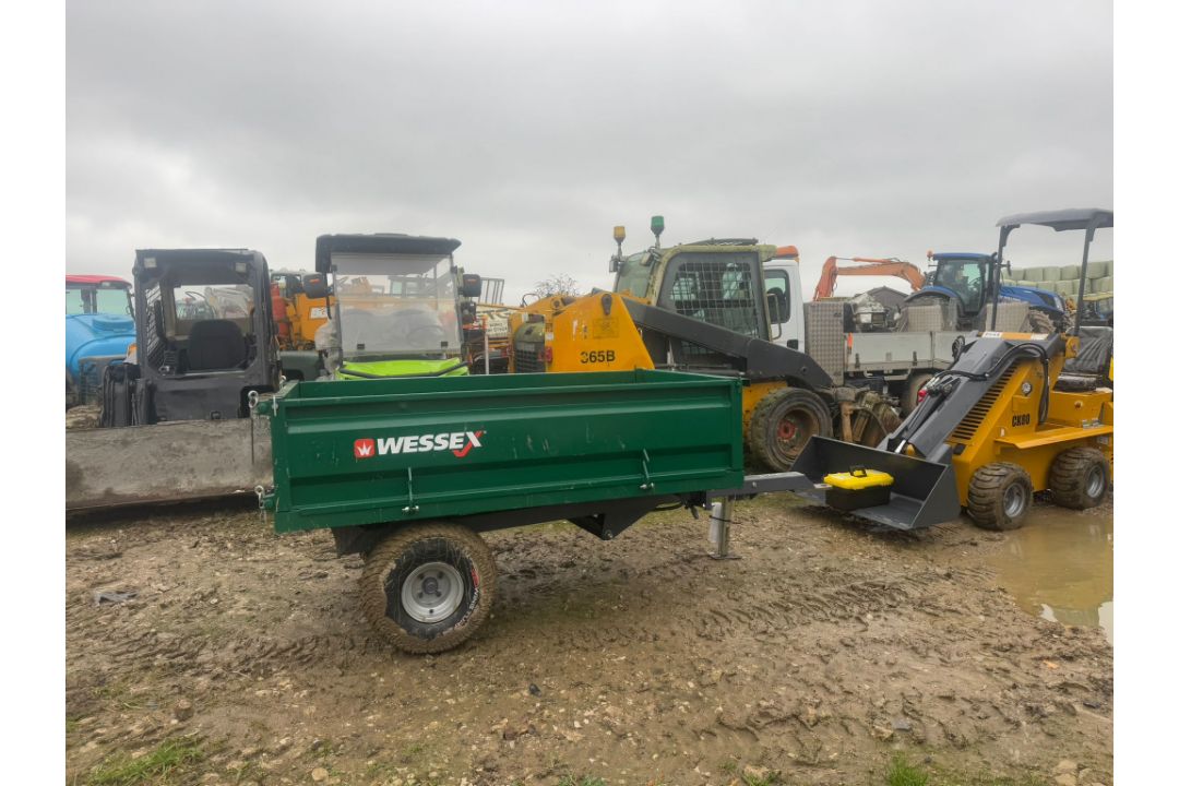 NEW/UNUSED WESSEX 1.25 TON SINGLE AXLE TIPPING TRAILER - Image 7 of 8