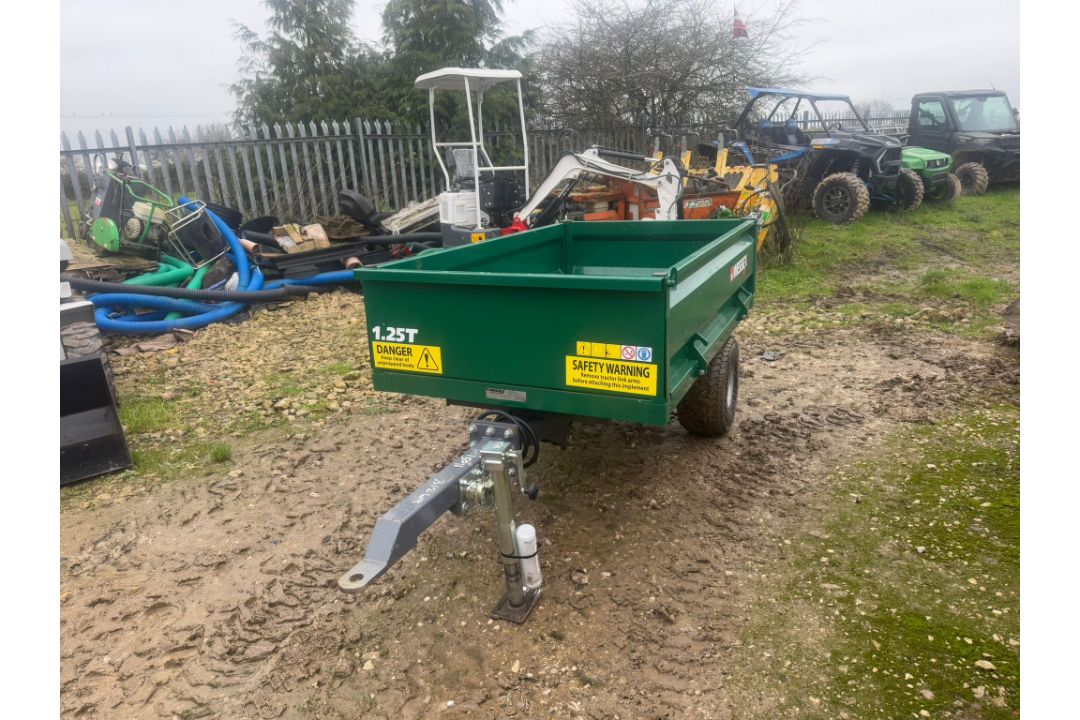 NEW/UNUSED WESSEX 1.25 TON SINGLE AXLE TIPPING TRAILER - Image 1 of 8