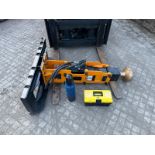 NEW/UNUSED GIYI SKIDSTEER HYDRAULIC ROCK BREAKER/POST KNOCKER