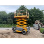 2014 HAULOTTE COMPACT 10DX 4WD DIESEL SCISSOR LIFT - RUNS AND DRIVES - 2680 HOURS