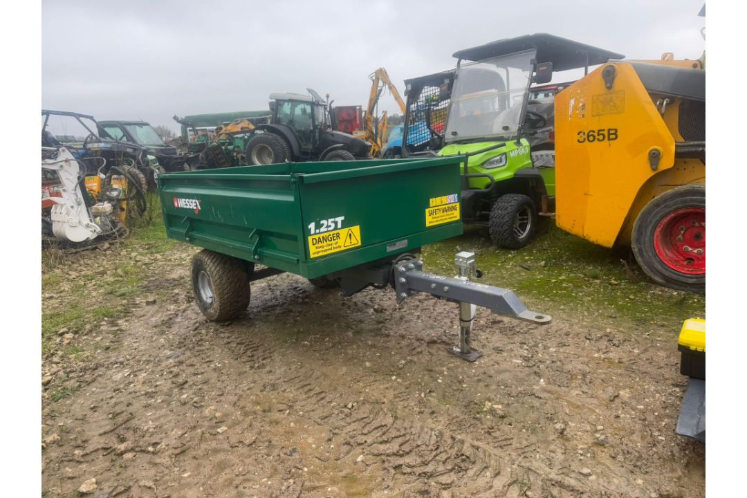 NEW/UNUSED WESSEX 1.25 TON SINGLE AXLE TIPPING TRAILER - Image 8 of 8