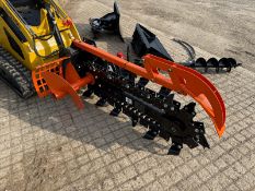 NEW/UNUSED 2025 GIYI GY-X39F 39" MINI SKIDSTEER TRENCHER
