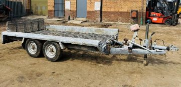 DOUBLE AXLE TILTING BED TRAILER