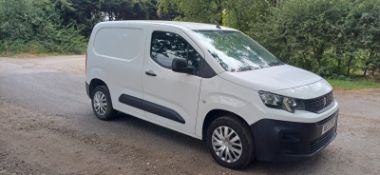 2021 71 PEUGEOT PARTNER PROFESSIONAL PREM BHDI PANEL VAN - 100K MILES - 3 SEATS