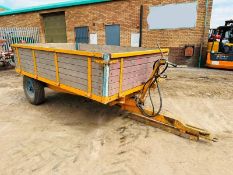 BAMFORDS SINGLE AXLE TIPPING TRAILER