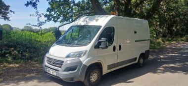 2017 67 FIAT DUCATO 35 MULTIJET II WORKSHOP PANEL VAN - 116K MILES - REAR CRANE - 1 KEY
