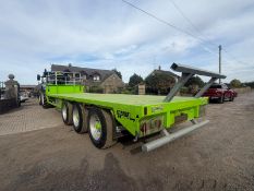 2023 STAINES BT32 32 TON TRI-AXLE BALE TRAILER