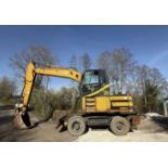 2003 JCB JS160W HIGH CAB WHEELED EXCAVATOR *9539 HOURS*