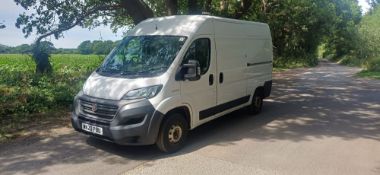 2020 20 FIAT DUCATO WORKSHOP VAN - EX BT - 68K MILES - AIR CON - INTERNAL RACKING - EURO 6