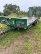 2013 BAILEY LOW LOADER BALES TRAILER