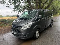 2018 67 FORD TRANSIT CUSTOM 290 LIMITED PANEL VAN - 66K MILES - ALLOY WHEELS - AIR CON