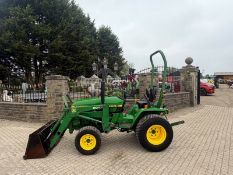 JOHN DEERE 670 COMPACT TRACTOR LOADER TRACTOR *NO VAT*