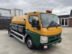 MITSUBISHI FUSO CANTER 7C15 34 HCV - 137K MILES - AUTOMATIC - VACUUM TANKER