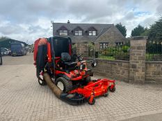 2013 KUBOTA F3680 4WD OUTFRONT RIDE ON MOWER WITH HIGH TIP COLLECTOR