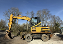 2003 JCB JS160W HIGH CAB WHEELED EXCAVATOR *9539 HOURS*