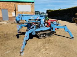 TADANO TRACKED MOBILE SPIDER CRANE *C/W 4X SUPPORT LEGS*