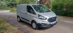 2021 71 FORD TRANSIT CUSTOM 300 LEADER MHEV PANEL VAN - HYBRID 61K MILES - 1 KEY