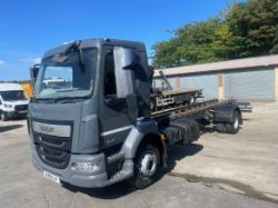 2018 18 DAF TRUCKS LF 180 FA CHASSIS CAB HCV - AUTOMATIC - 478KM - 3 SEATS