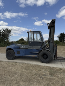 LINDE H160D DIESEL FORKLIFT TRUCK - FORK POSITION AND SIDE SHIFT