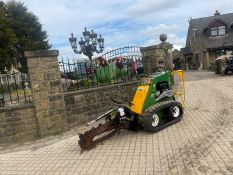 KANGA KID TK216 TRACKED SKIDSTEER WITH TRENCHER ATTACHMENT