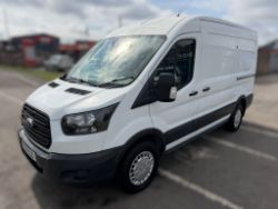 2018 18 FORD TRANSIT 350 L2 H2 PANEL VAN - 112K MILES - SAT NAV - EURO 6