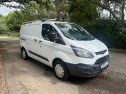 2017 17 FORD TRANSIT CUSTOM PANEL VAN - 72K MILES - EX BT - EURO 6