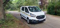 2019 69 FORD TRANSIT CUSTOM CREW DOUBLE CAB VAN - 67K MILES - 6 SEATS - AIR CON
