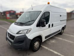 2017 67 FIAT DUCATO 35 MULTIJET II WORKSHOP PANEL VAN - 116K MILES - REAR CRANE - 1 KEY