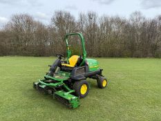 2010 JOHN DEERE 8400 COMMERCIAL 3 GANG 4WD CYLINDER MOWER- ROAD REGISTERED- 868 HOURS