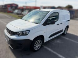2021 71 PEUGEOT PARTNER PROFESSIONAL PREM BHDI PANEL VAN - 100K MILES - 3 SEATS