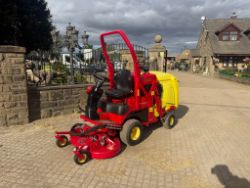 YEAR 2022 GIANNI FERRARI GTS220DW RIDE ON LAWN MOWER COLLECTOR MOWER HIGH TIP MOWER - 79.8 HOURS