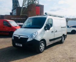 2016 16 VAUXHALL MOVANO F2800 L1H1 CDTI PANEL VAN - 144K MILES - RHINO ROOF RACKS *NO VAT*
