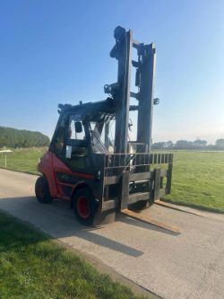 2017 LINDE H80D DIESEL FORKLIFT TRUCK WITH SIDE SHIFT